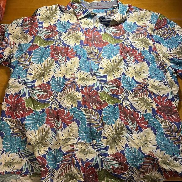 Tommy bahama floral the coconut point island zone Hawaiian print 3xl - Picture 1 of 8